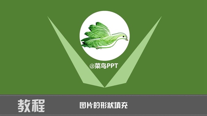 PPT图片的形状填充